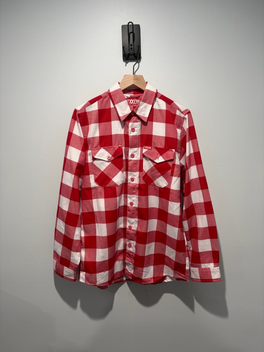 DIXXON Flannel Company The Otto Red & White Buffalo Plaid Button-Down Shirt